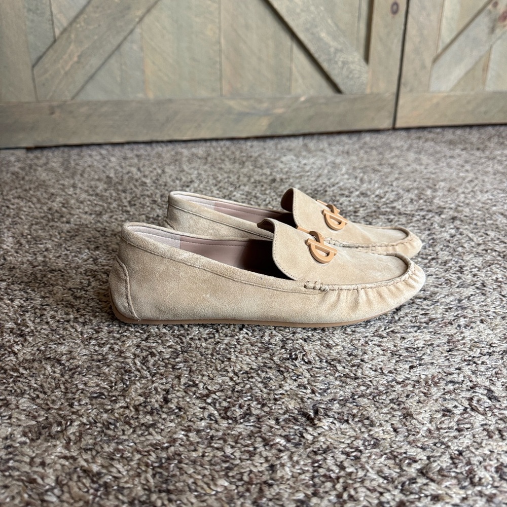 Cole Haan Tully tan suede driving Mocs Size 7.5 - Picture 7 of 13